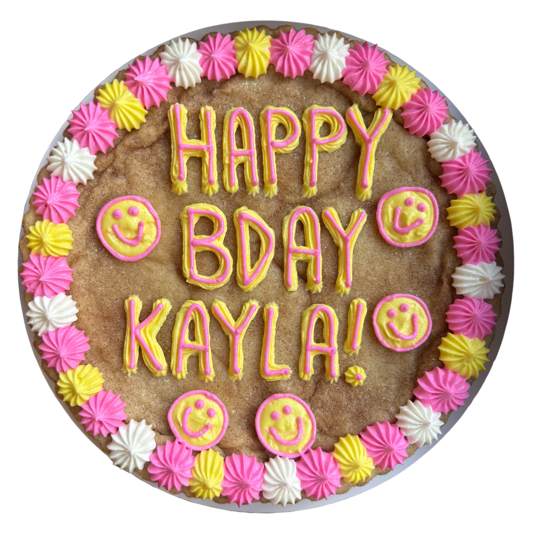 Custom Cookie Cake