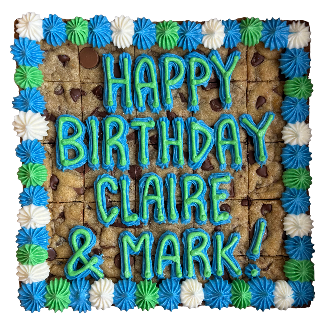 Standard Square Cookie Cake
