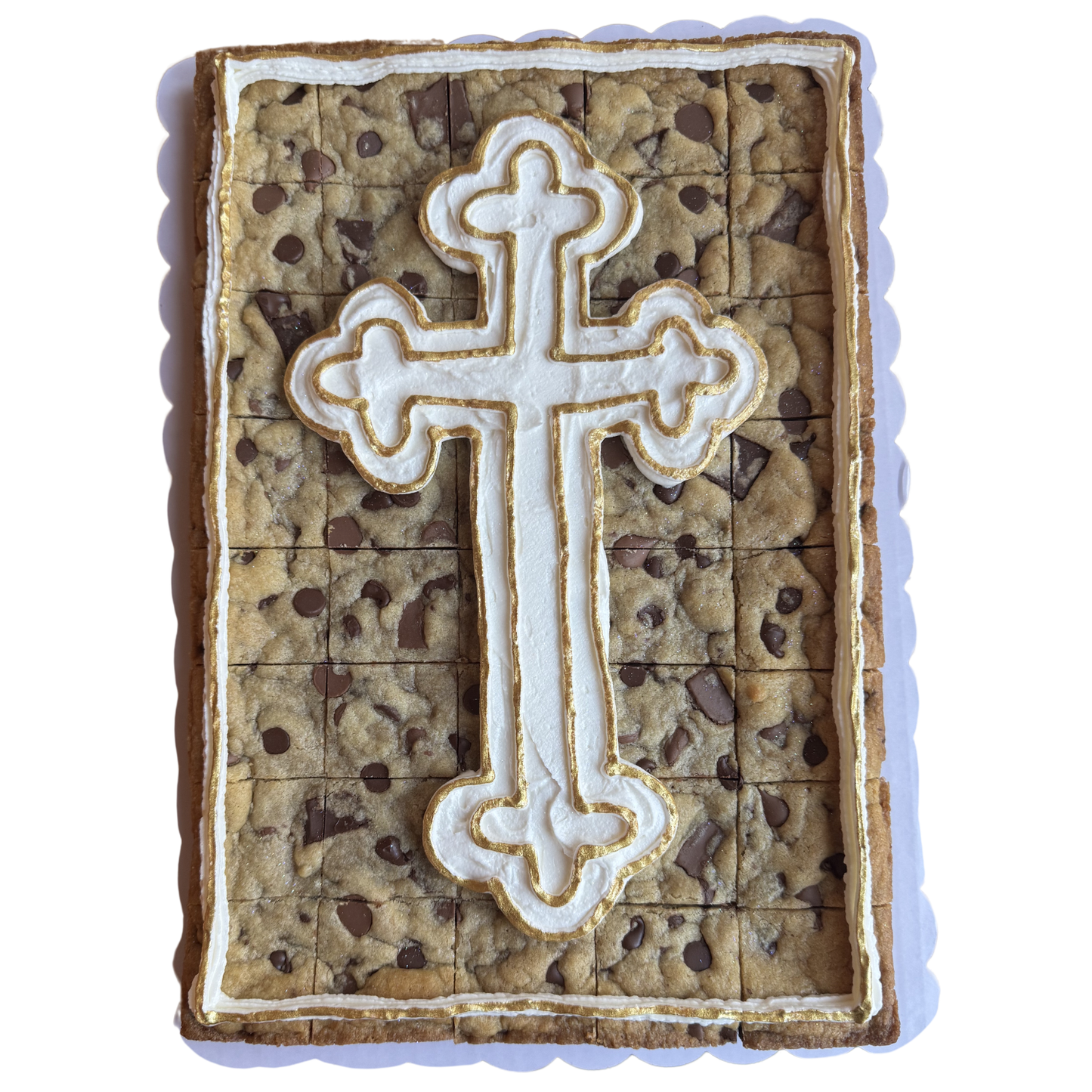 Rectangle Cross Cookie Cake