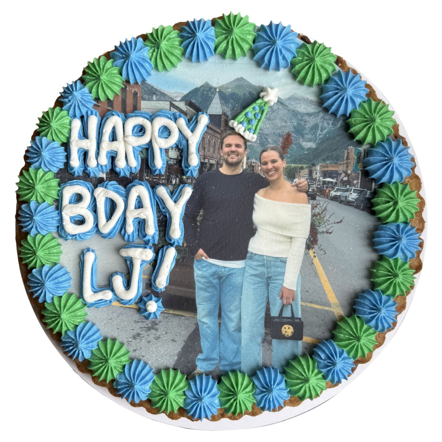Edible Image Cookie Cake