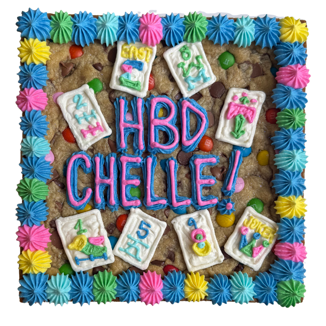 Custom Square Cookie Cake