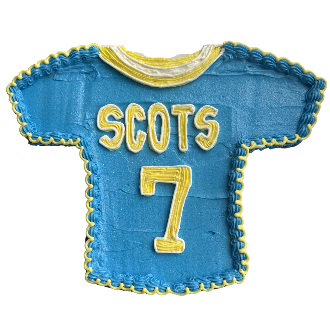 Football Jersey Cookie Cake
