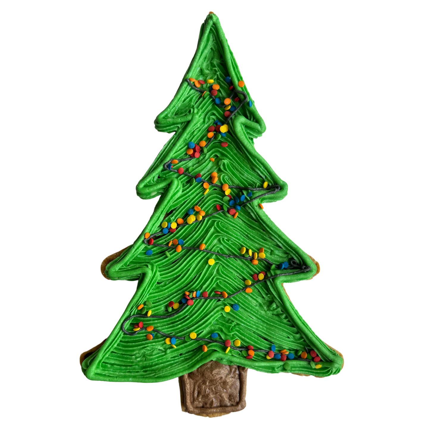 Mini Christmas Tree Cookie Cake