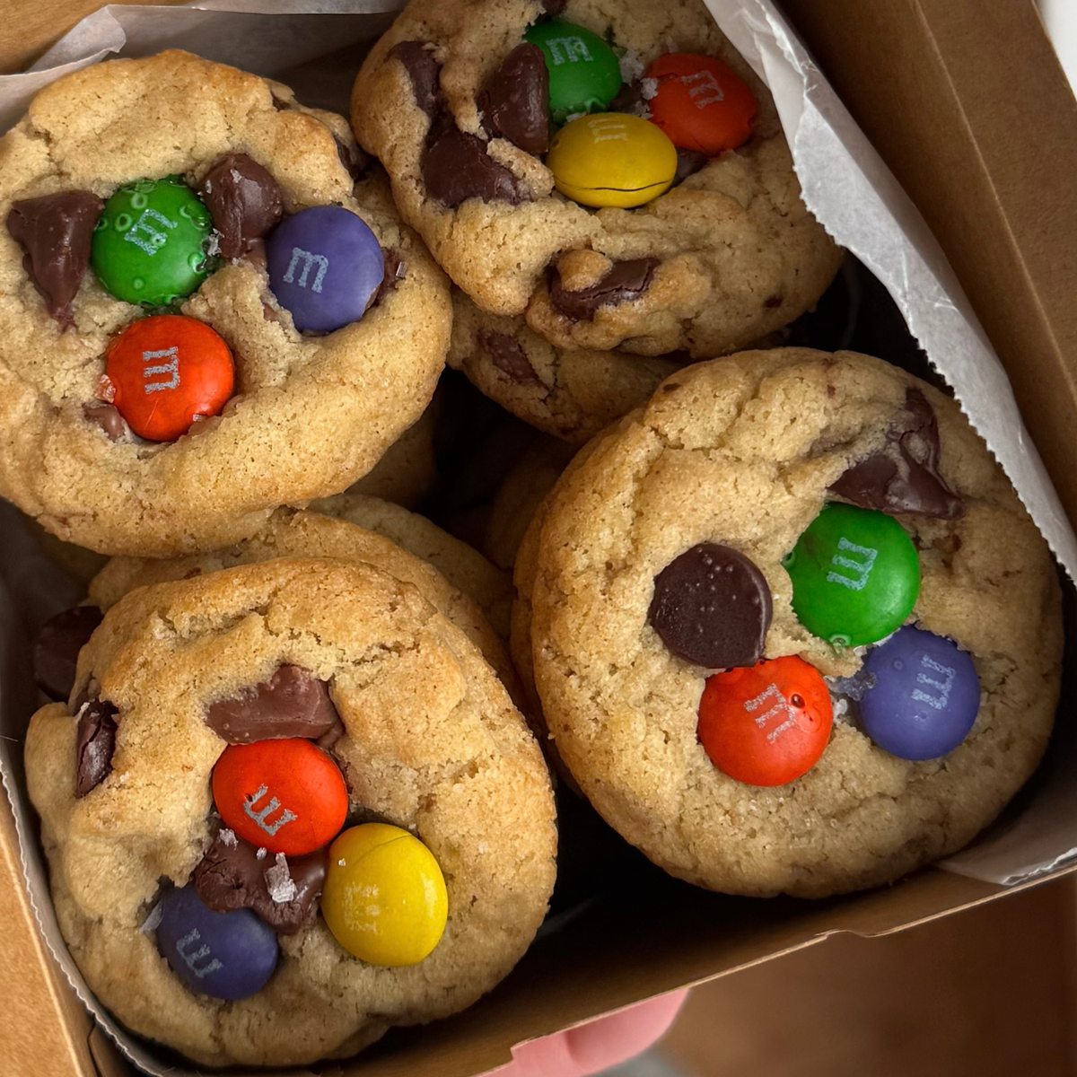 Dozen Mini Halloween M&M Cookie
