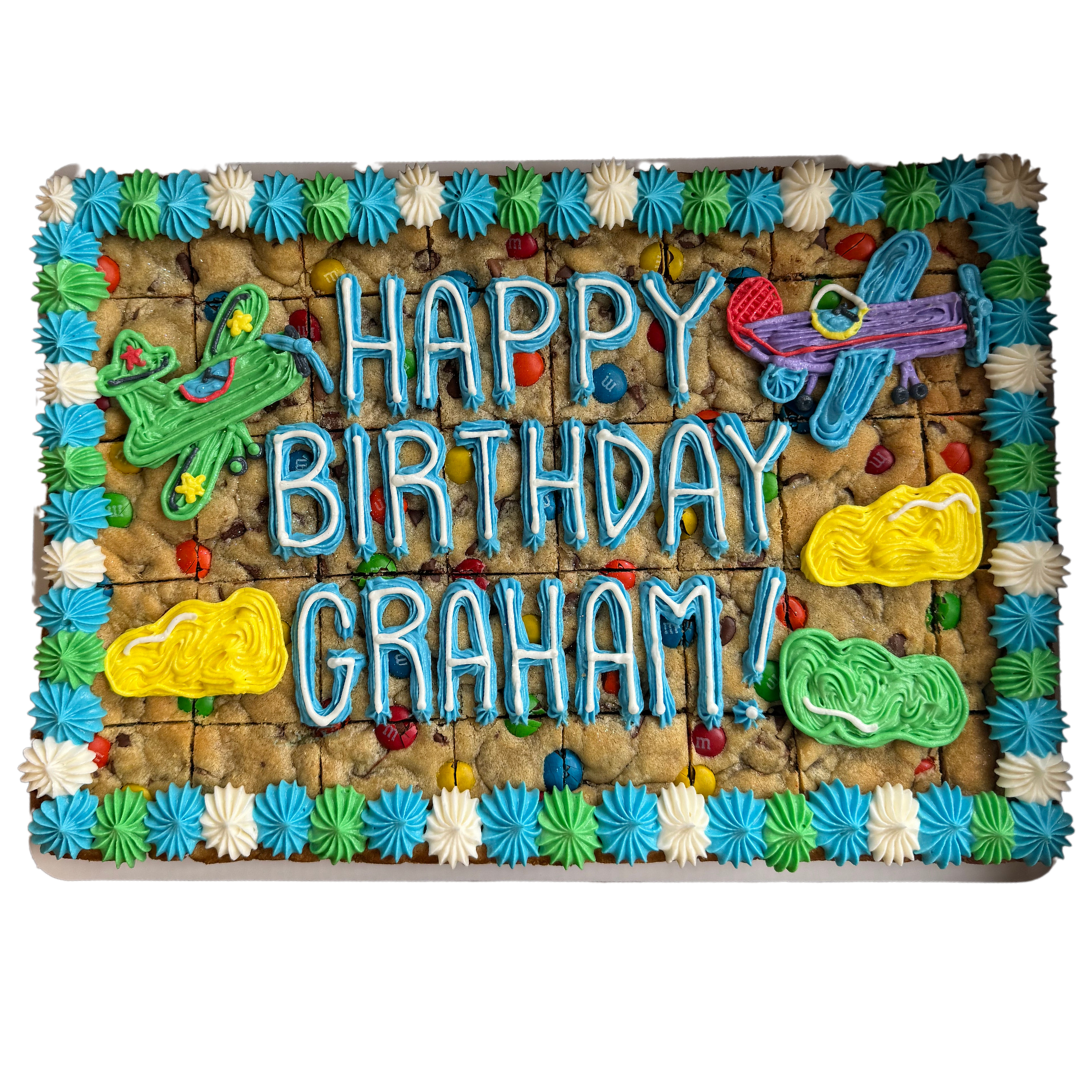 Custom Rectangle Cookie Cake