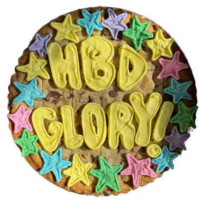 Custom Border Cookie Cake
