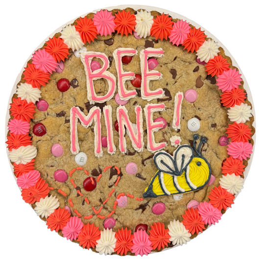 "Bee Mine" M&M Cookie Cake