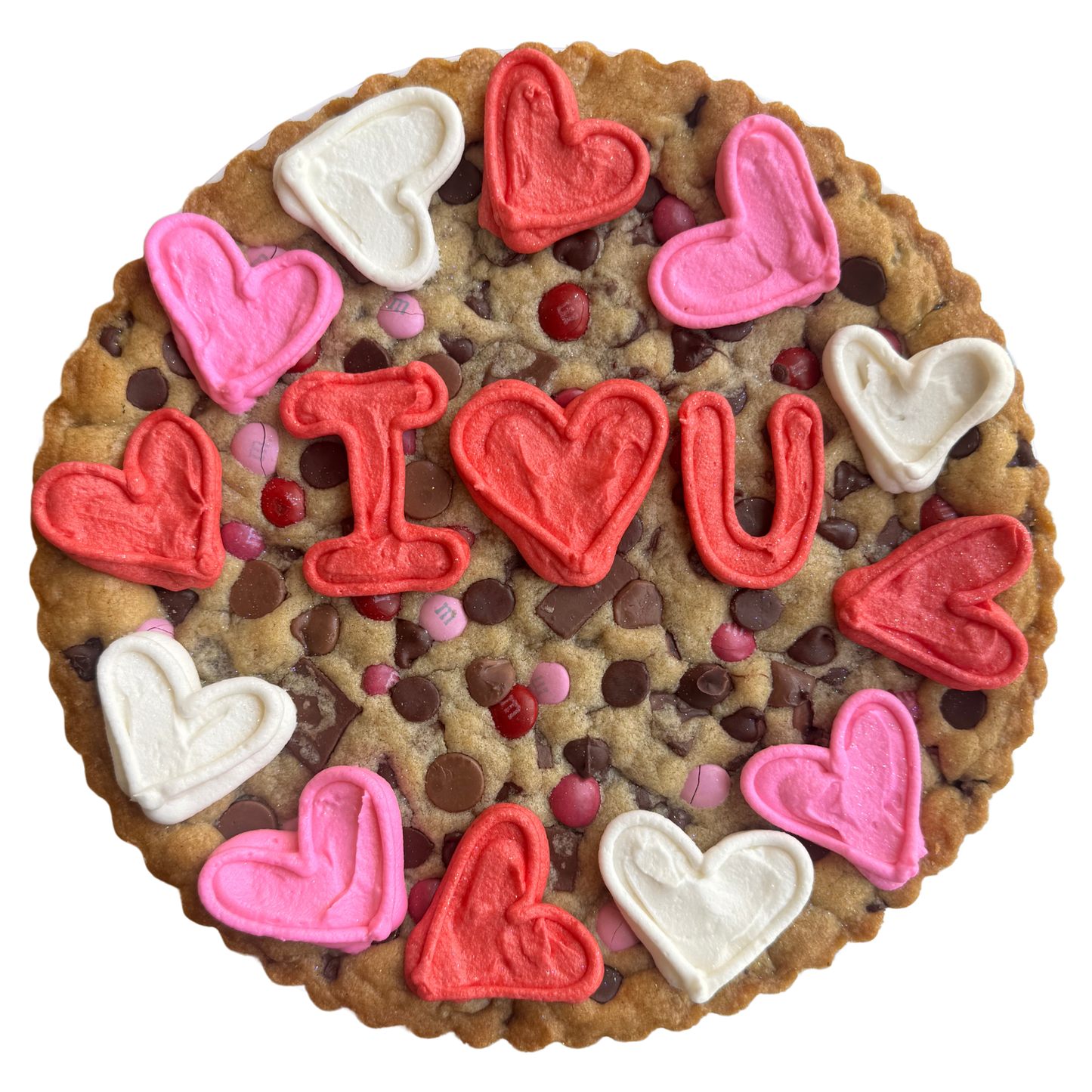 Heart Border Cookie Cake