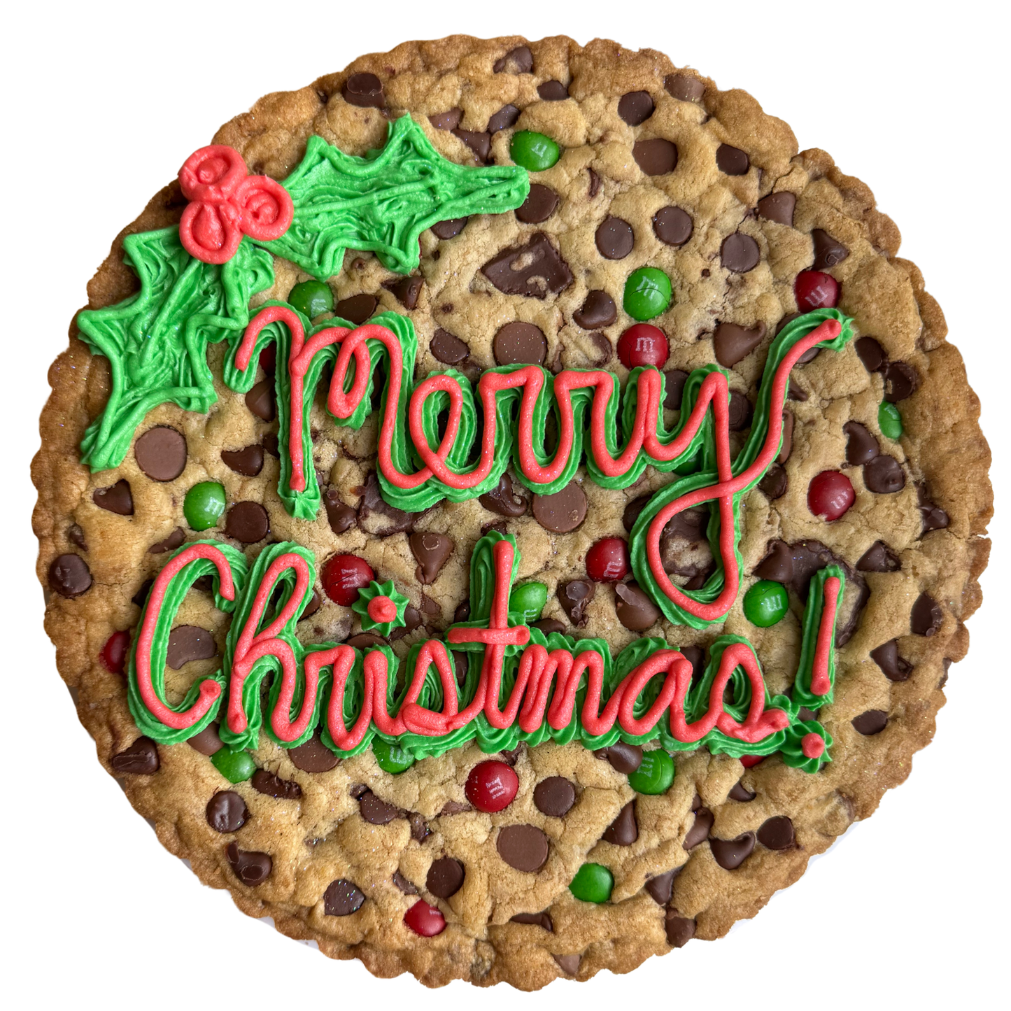 Cursive Writing Cookie Cake