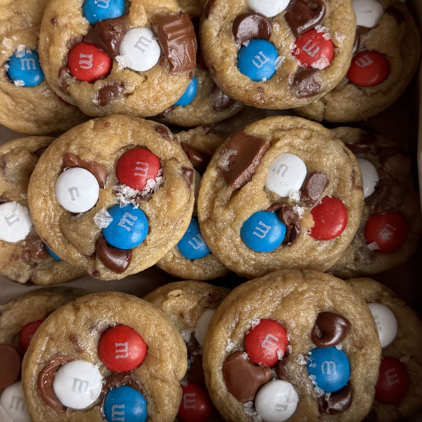 Dozen Mini M&M Cookies