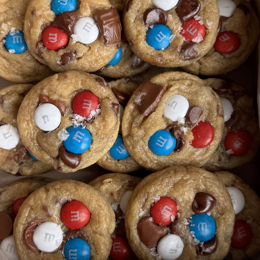 Dozen Mini M&M Cookies