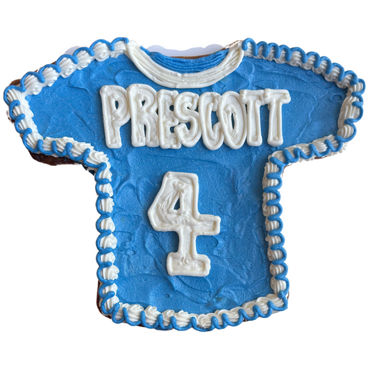 Football Jersey Cookie Cake