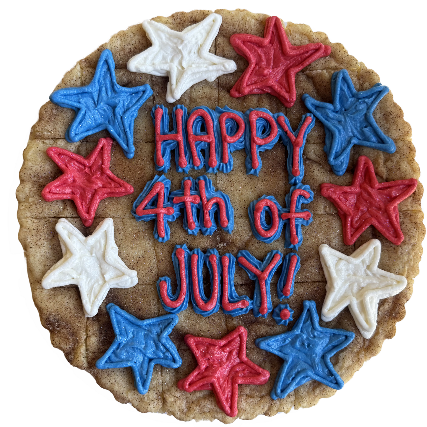 Star Border Cookie Cake