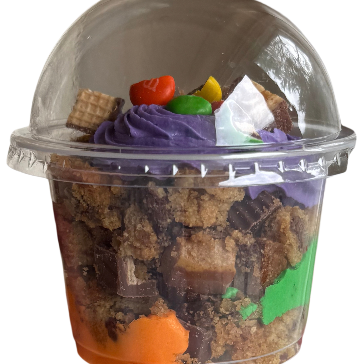 Halloween Candy Cookie Cake Cups